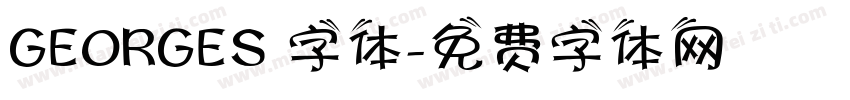 GEORGES 字体字体转换